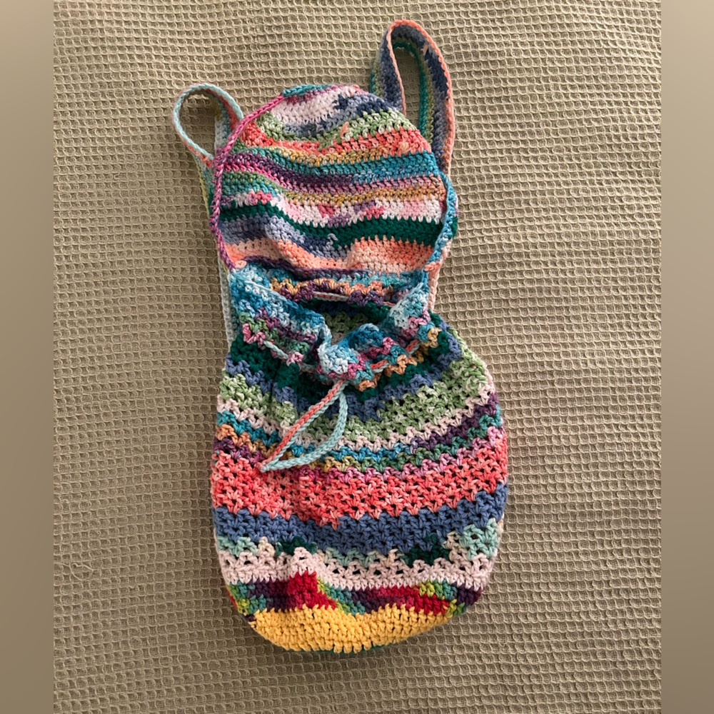 Handmade Crochet Backpack 100% cotton